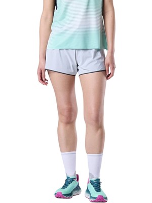 Rossignol Sapa 2in1 Short 4 Kadın Gri Koşu Şortu