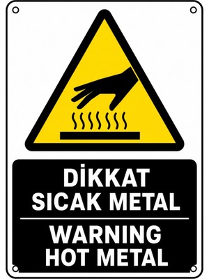 Ti Play Dikkat Sıcak Metal 50X70CM Pvc Isg Levha