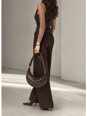 YNS Collection Kadın Zımbalı Omuz Çanta