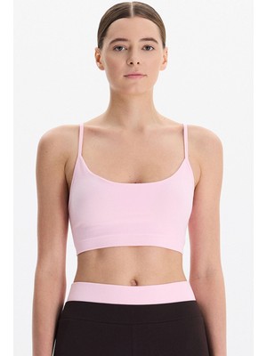 COMEUP Ayar Askılı Pedli Sporcu Sütyeni Balerina Pembe
