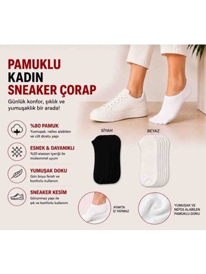 Eser Kadın Sneakers Çorap 6lı