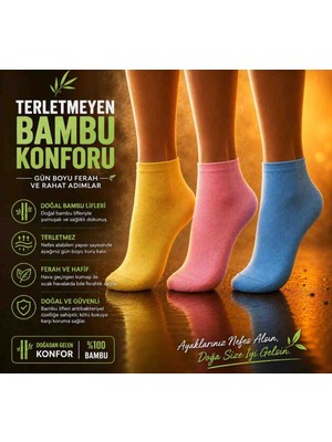 Kadın Eser Bambu Patik Çorap