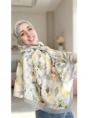 Lunara Scarf Desenli Pamuk Softşal