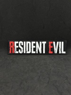 Goka 3D Craft Resident Evil Temalı 3D Duvar Dekoru - 18 cm Slim Versiyon (Çift Taraflı Bantlı)