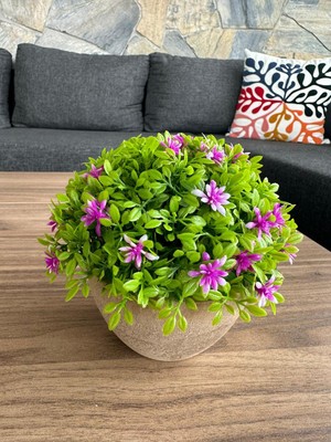 Empressco Premium Yapay Çiçek Saksıda Pembe Dekoratif Ev Ofis Bitkisi 🌸 - Fiyatı, Yorumları