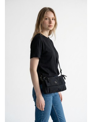 Baginn Paraşüt Kumaş Mini Çapraz Askılı Kadın Çanta Yağmur Geçirmez El Askılı Çanta 20*12 cm Telefonluk