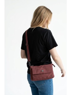 Baginn Paraşüt Kumaş Mini Çapraz Askılı Kadın Çanta Yağmur Geçirmez El Askılı Çanta 20*12 cm Telefonluk