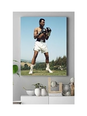 Nacario Postermanya (PSTER17462) Muhammed Ali Dövüş Kanvas Tablo 2 30 x 40