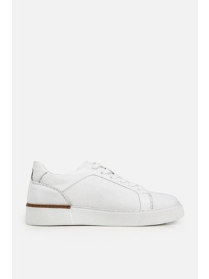 Yaya By Hotiç Erkek Beyaz Bağcıklı Kalın Tabanlı Günlük Sneaker