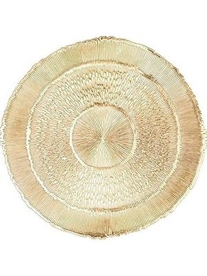 Nacario Tiseco Servis Altlığı Capelınnı, Çap 38 Cm, Altın
