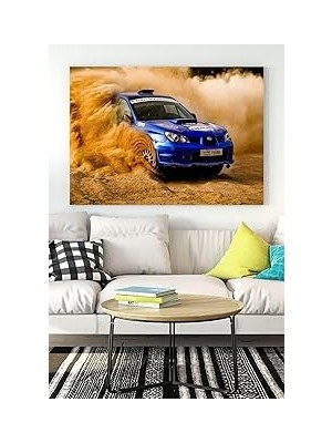 Nacario Postermanya (PSTER17697) Rally Araba Kanvas Tablo 21 x 30