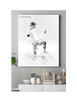 Nacario Postermanya (PSTER18440) White Team Futbol Kanvas Tablo 30 x 40