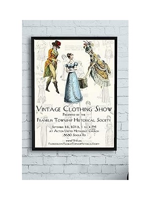 Nacario Postermanya (PSTER12368) Moda Vintage Çerçeveli Tablo (50X70CM)
