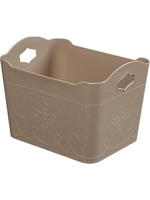Nacario Bora Plastik Organizer Dikdörtgen Desenli Büyük