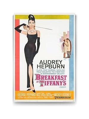 Nacario Audrey Hepburn - Breakfast Tablosu - 40X60CM