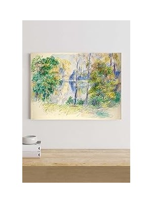 Nacario Postermanya (PSTER19098) View Of A Park - Auguste Renoir Sanatsal Kanvas Tablo 30 x 40