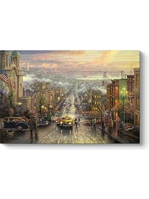 Nacario Eski San Francisco Tablosu 75 x 50