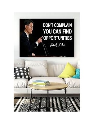 Nacario Postermanya (PSTER17325) Jack Ma Girişimcilik Kanvas Tablo 40 x 60