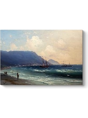 Nacario Ivan Ayvazovski - Deniz Manzarası Tablosu 60 x 40