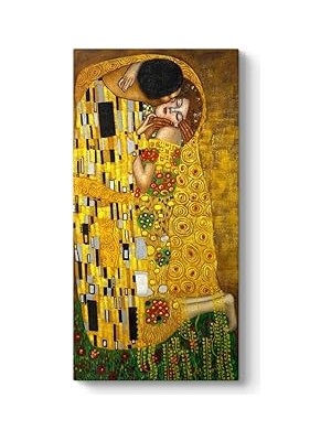 Nacario Gustav Klimt - The Kiss Tablosu 80 x 160