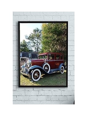 Nacario Postermanya (PSTER10331) 1931 Buick Araba Çerçeveli Tablo (21X30CM)