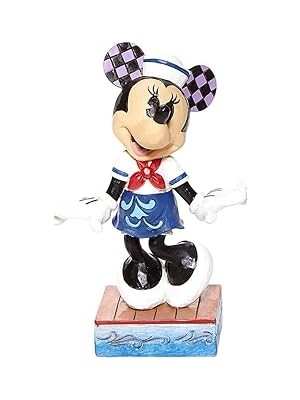 Nacario Enesco Disney Traditions By Jim Shore Sailor Minnie Mouse Kişisel Poz Figürü, 12,7 Cm, Ç