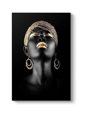 Nacario Tabloshop Afrikalı Kadın Kanvas Tablo 30 x 45
