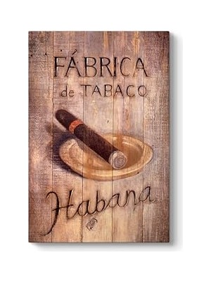 Nacario Habana Tabaco Tablosu 30 x 45