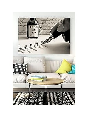 Nacario Postermanya (PSTER15900) El Yazısı Kanvas Tablo 30 x 40