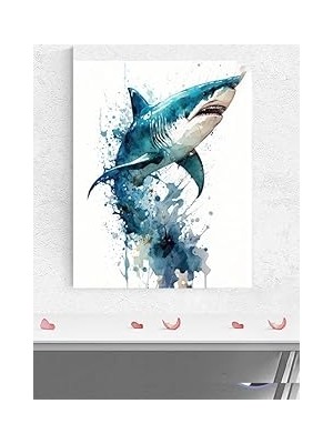 Nacario Postermanya (PSTER2236) Köpek Balığı Jaws Hayvan Poster - Afiş - Dekoratif Duvar Poster