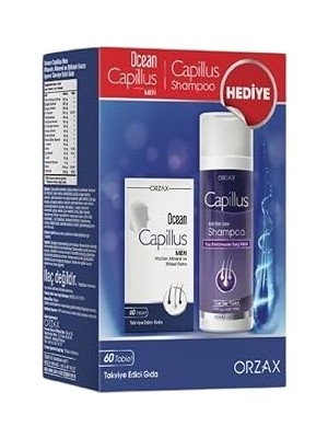 Nacario Ocean Capillus Men 60 Tablet + Capillus Şampuan 200 ml Hediyeli