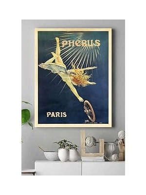 Nacario Postermanya (PSTER17640) Paris Phoebus Vintage Kanvas Tablo 30 x 40