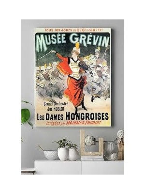 Nacario Postermanya (PSTER17475) Musee Grevin Vintage Kanvas Tablo 30 x 40