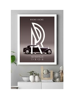 Nacario Postermanya (PSTER18412) Vintage Araba Kanvas Tablo 3 30 x 40