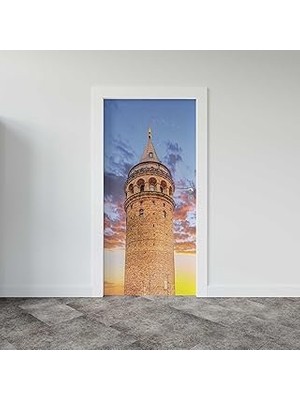 Nacario Kapı Giydirme Kapı Sticker Folyosu Galata Kulesi