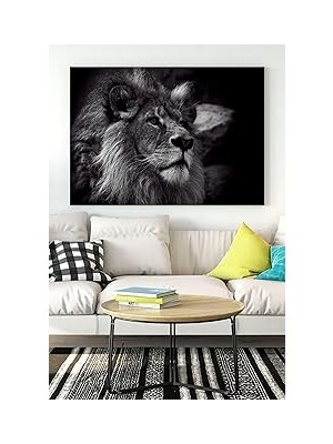 Nacario Postermanya (PSTER14993) Aslan Motivasyon Kanvas Tablo 2 30 x 40