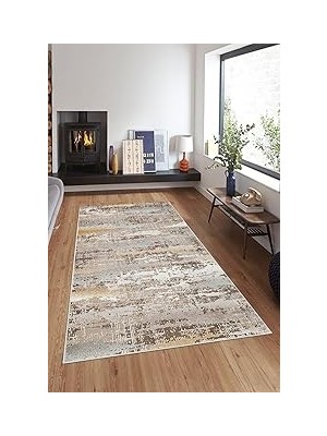 Nacario Pelangi Çok Renkli Batik Desen Yıkanabilir Kaymaz Taban Leke Tutmaz Modern Salon Halısı