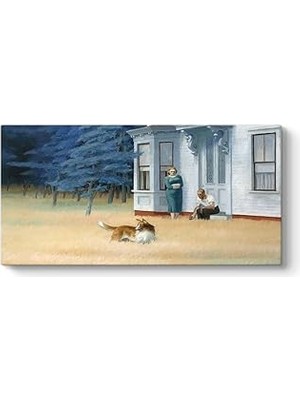 Nacario Edward Hopper - Cape Cod Evening Tablosu 160 x 80