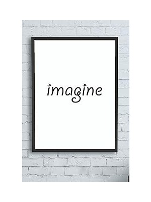 Nacario Postermanya (PSTER12423) Imagine Motivasyon Çerçeveli Tablo3 (40X50CM)