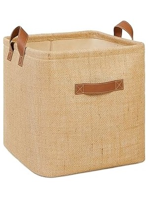 Nacario Ocean Home Textile Jüt Sepet 30 x 30 x 30 cm