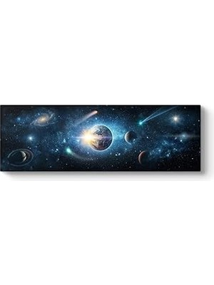 Nacario Kozmik Evren Tablosu 150 x 50