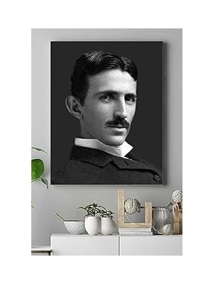 Nacario Postermanya (PSTER17527) Nikola Tesla Bilimsel Kanvas Tablo 5 30 x 40