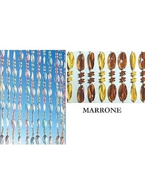 Nacario Reds Joly Perde 100 X220 Kahverengi/sarı 60/61, Çok Renkli, Tek Boyut