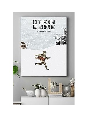 Nacario Postermanya (PSTER15622) Citizen Kane Film Afişi Kanvas Tablo 4 30 x 40