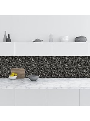 Nacario Mutfak Tezgah Arası Folyo Fayans Kaplama Folyosu Granit Desen 60X100 cm