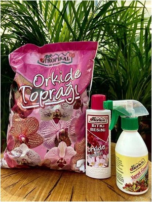 Empressco Orkide Toprağı 3 Lt+Orkide Çiçek Açtıran Bitki Besini 225 Ml+Yaprak Temızleyıcı 250 ml - Fiyatı, Yorumları