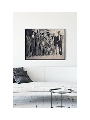 Nacario Postermanya (PSTER10878) Eski Beyefendiler Nostaljik Çerçeveli Tablo 2 (30 x 40CM)