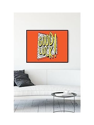 Nacario Postermanya (PSTER12599) Şans Good Luck Girişimcilik Çerçeveli Tablo (30 x 40CM)