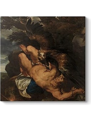 Nacario Peter Paul Rubens - Prometheus Bound Tablosu 80 x 80