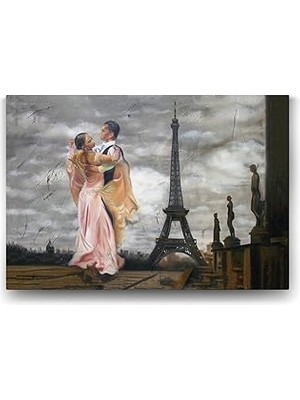 Nacario Tabloshop Paris'te Son Tango Tablo - 100X70CM